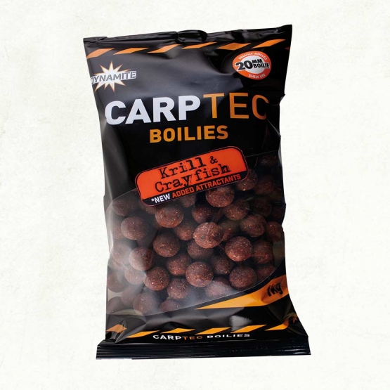 Dynamite Carptec boilies Krill & Crayfish